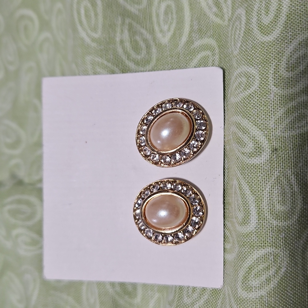 Vintage 1990's Amway Artistry earrings.